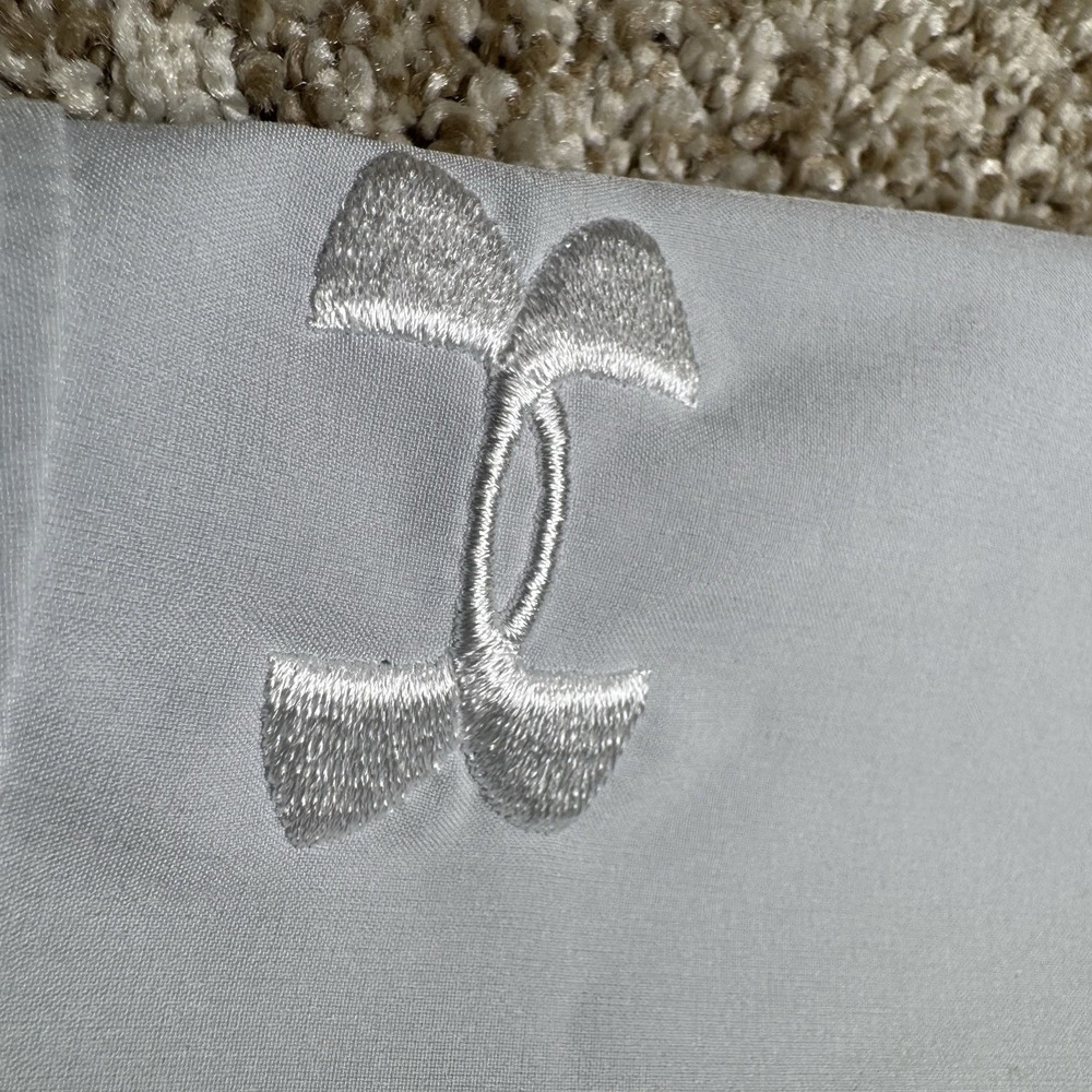 Under Armour Mens Size M‎ Squad Warm Up Zip Ankle Feather Grey Pant - Picture 14 of 16